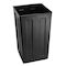 Alpine Industries 40 Gal. Stone Steel All-Weather Panel Outdoor Trash Can, Ash Tray Lid 472-40-STO - alternate 8